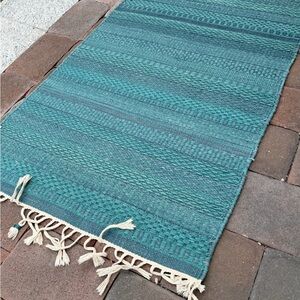 Joanna Gaines Magnolia Home 46" x 27" Wool Rug w Fringe